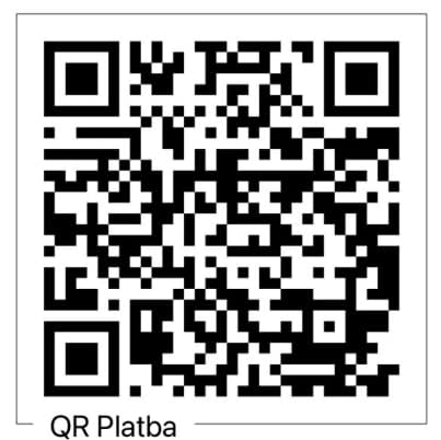 QR kód pro platbu psychoterapie Plzeň Martin Žáček